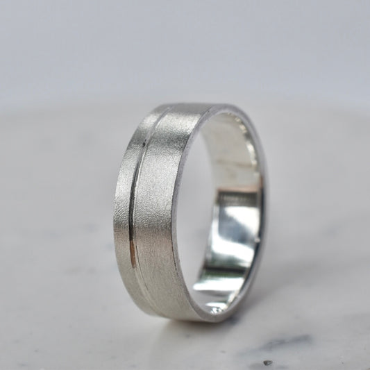 Silver Ring - Paisley Pins