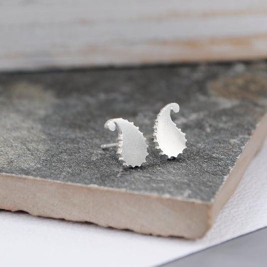 Small Paisley Studs - Paisley Pins