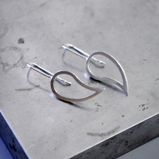 Paisley Motif Drop Earrings - Paisley Pins