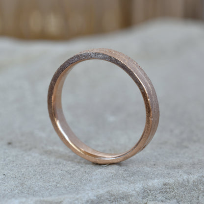 Sand Cast 9ct Gold Ring