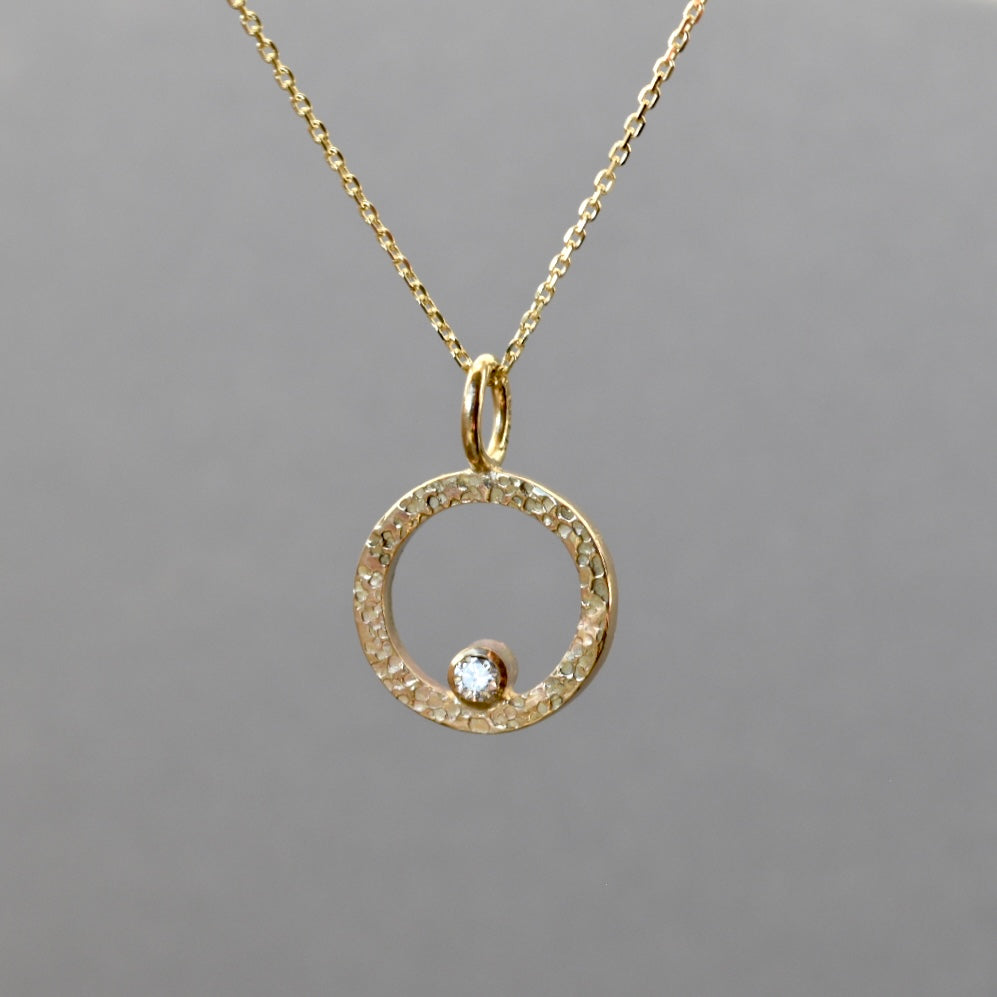 9ct Gold & Diamond Pendant