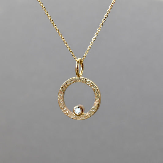 9ct Gold & Diamond Pendant