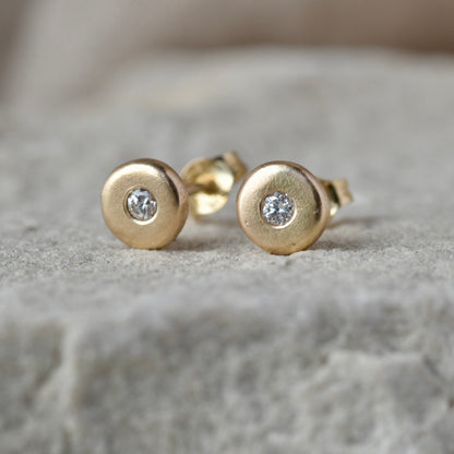 Diamond & Gold Studs