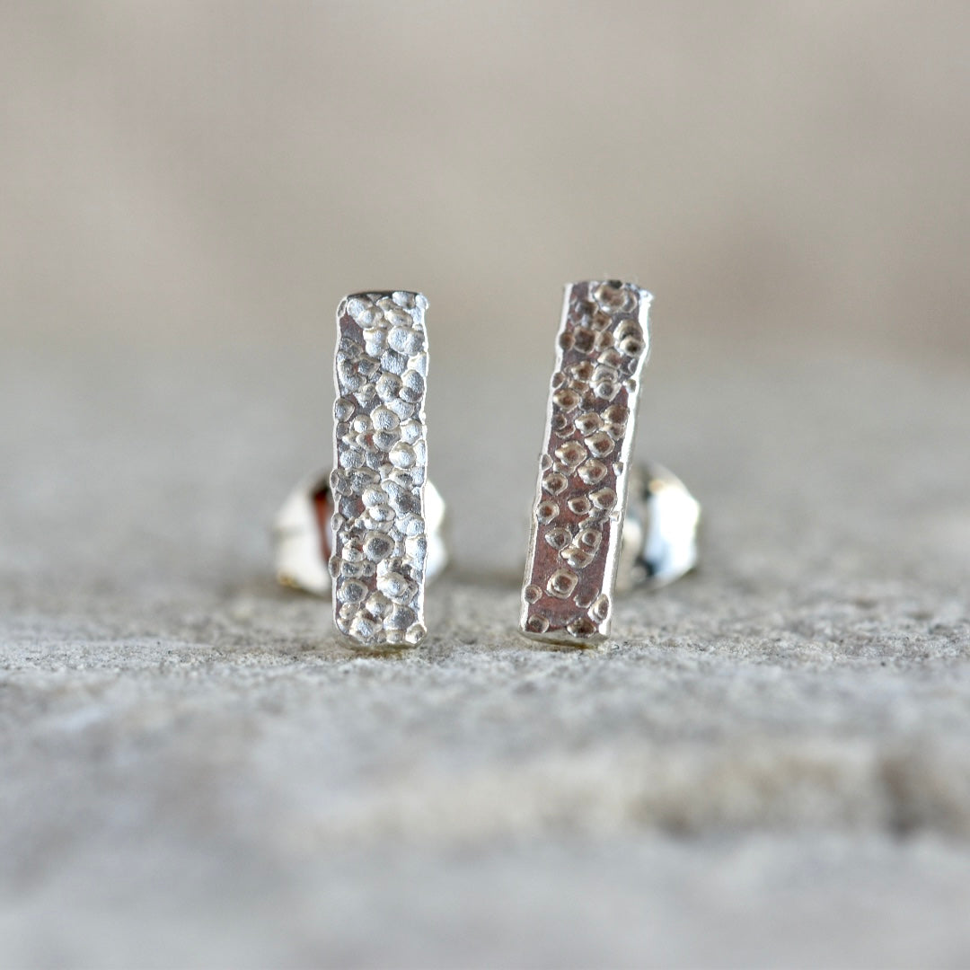 Mini Silver Stick Studs