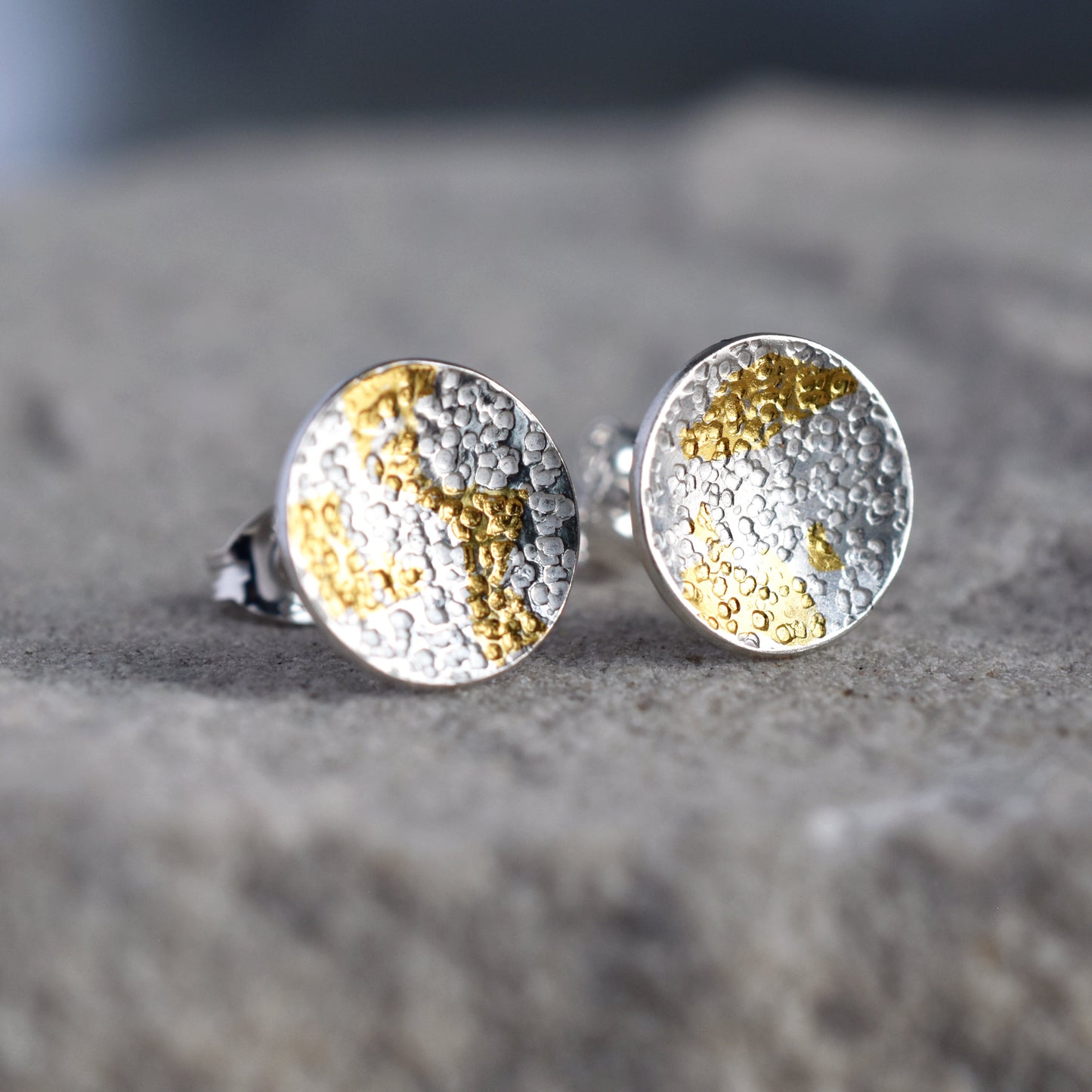 Lichen Stud Earrings - Paisley Pins