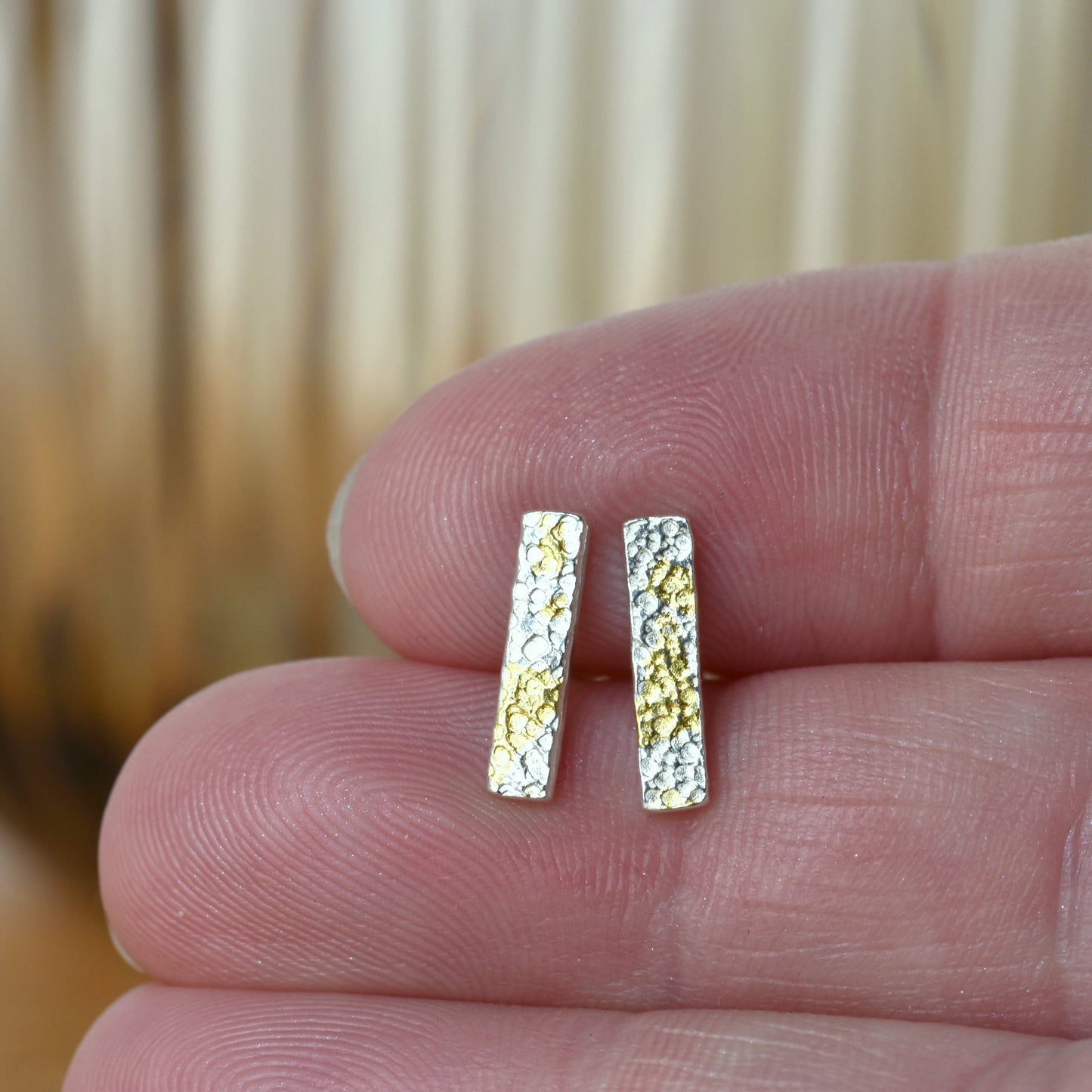 Mini Silver Stud Earrings