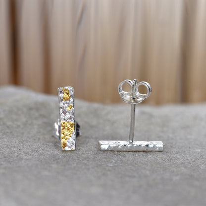 Mini Silver Stud Earrings