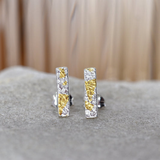 Mini Silver Stud Earrings