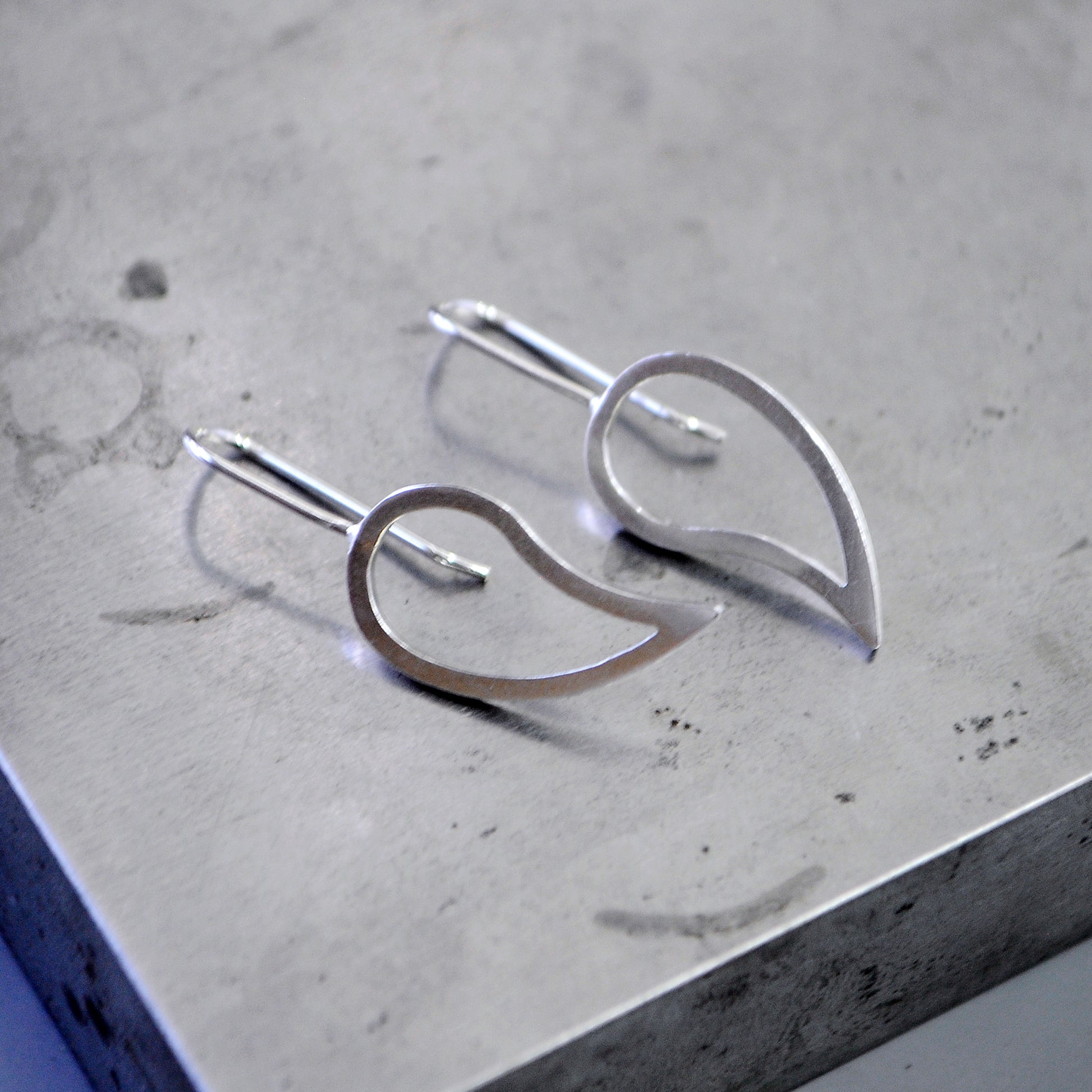 Paisley Motif Drop Earrings - Paisley Pins