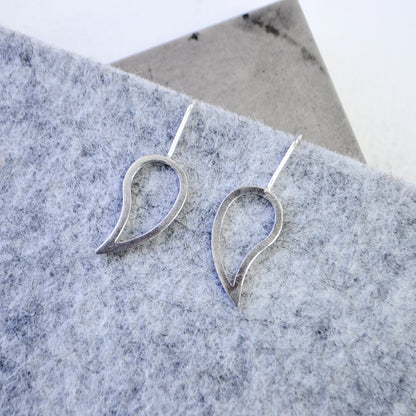 Paisley Motif Drop Earrings - Paisley Pins