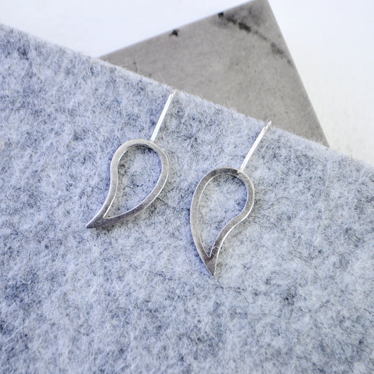 Paisley Motif Drop Earrings - Paisley Pins