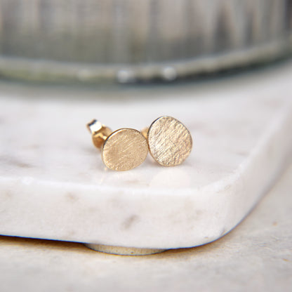 9ct Gold Studs - Paisley Pins