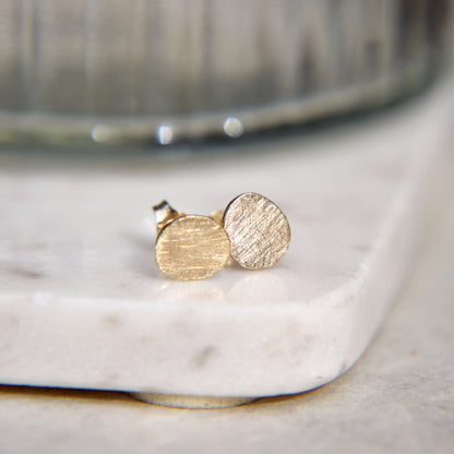 9ct Gold Studs - Paisley Pins