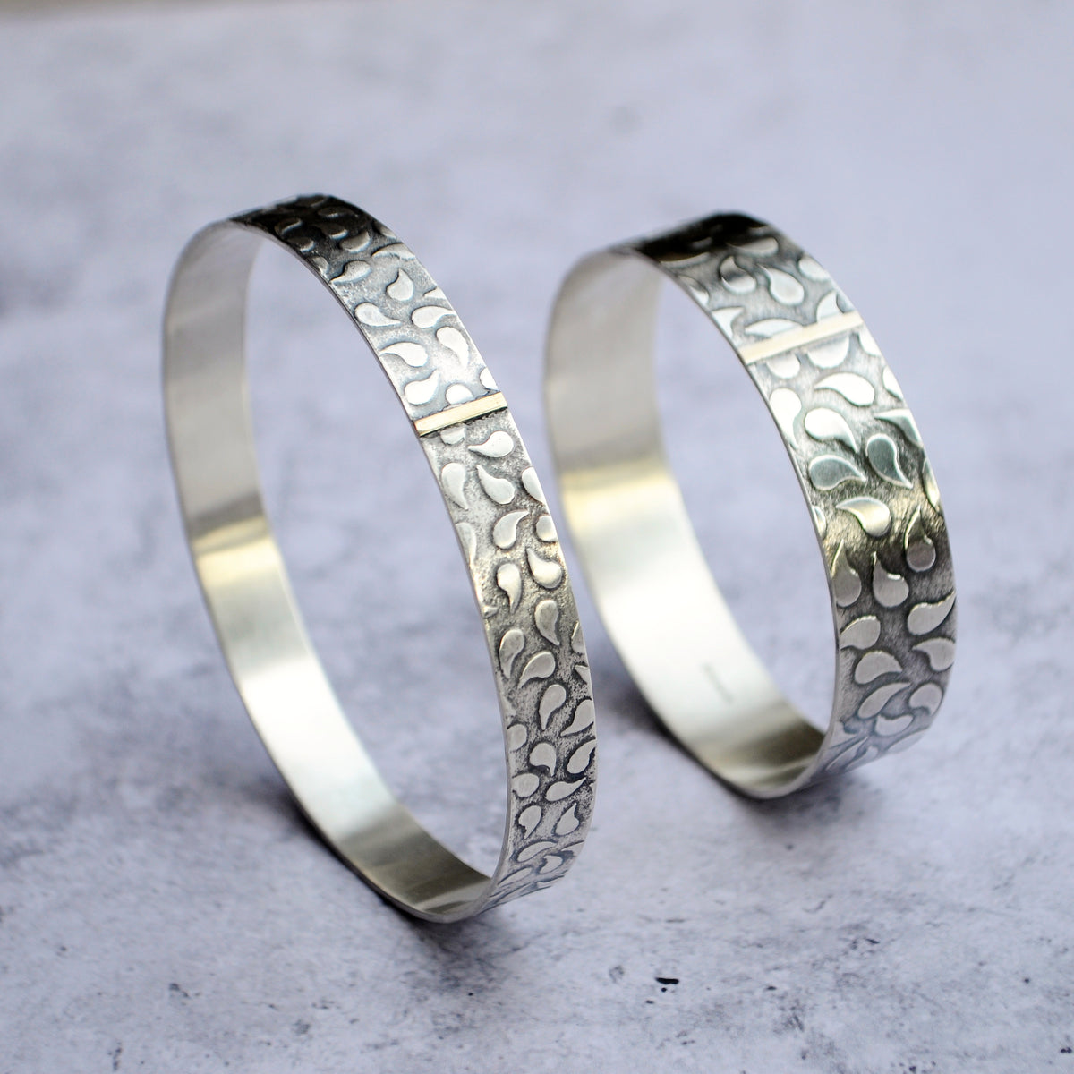Printrest Bangle Paisley Print Bangle – Laura Provan Jewellery